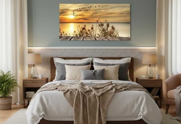 A cozy bedroom - inspiration for small and large interiors