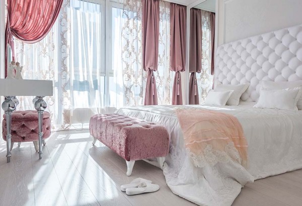 The glamour bedroom - ways to design a luxurious space